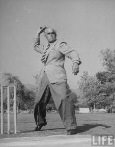 What fun to have Boris Karloff throw your pitches to you!